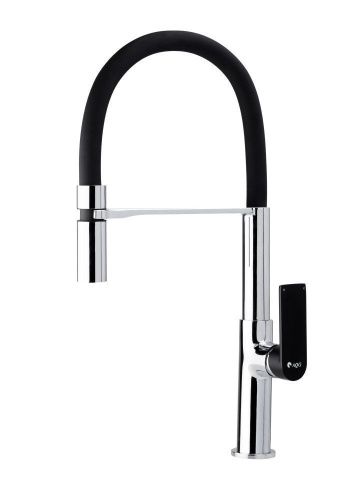Смеситель для кухни AQG Alpha 05BCA500NG на столешницу черный/хром
