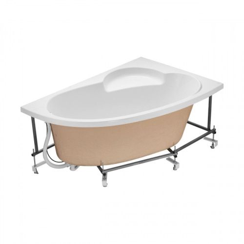 Ванна акриловая Santek Шри-ланка 1WH302395 150х100 пристенная асимметричная без каркаса - фото 3