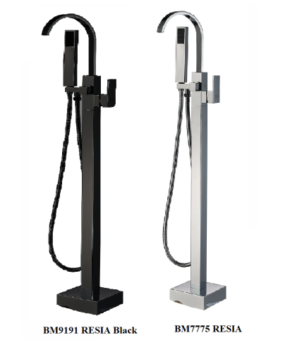 Смеситель BOCH MANN RESIA Вlack BM9191 напольный черный - фото 5