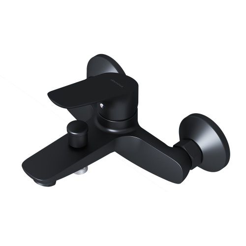 Смеситель для ванны и душа Damixa Jupiter 771000301 настенный черный - фото 2