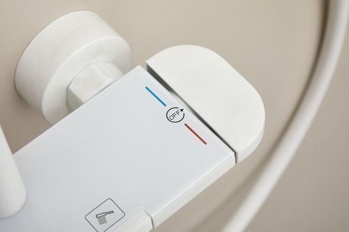 Душевая стойка Belz B713 B25713-8 настенная цвет белый - фото 5