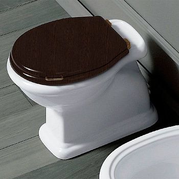 Чаша унитаза приставная Simas Lante LA01bi цвет белый без бачка и сиденья душевой смыв