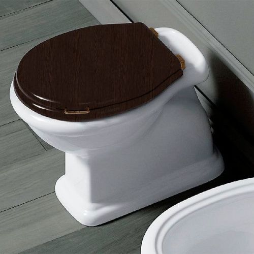 Чаша унитаза приставная Simas Lante LA01bi цвет белый без бачка и сиденья душевой смыв