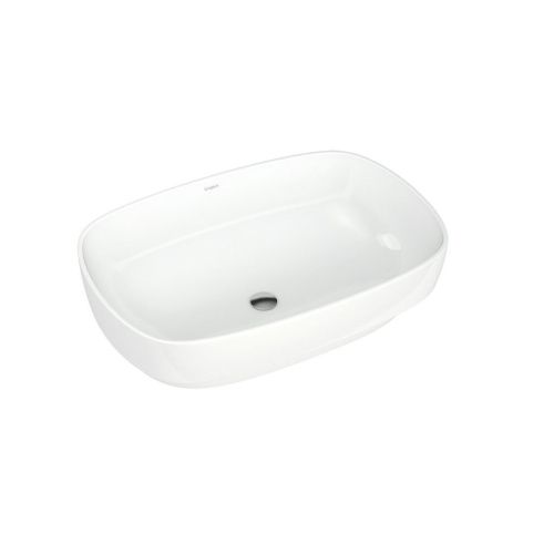 Раковина из сантехнического фаянса СанТа Купер56 60х40 накладная цвет белый