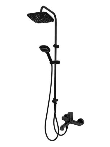 Душевая стойка Orange Karl M05-934b настенная цвет черный - фото 2