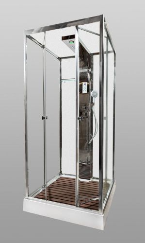 Душевая кабина AvaCan Z111MTSTEAM 100х100 квадратная с крышей ориентация универсальная - фото 4