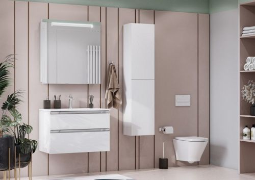 Зеркало-шкаф Roca Victoria Nord ZRU9000033 80х80 подвесной цвет белый - фото 5