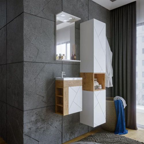 Зеркало с подсветкой Бриклаер Кристалл 4627125415845 40х70 подвесное - фото 4