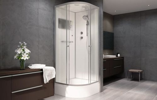 Душевая кабина AvaCan D271S 100х100 четверть круга с крышей ориентация универсальная - фото 2