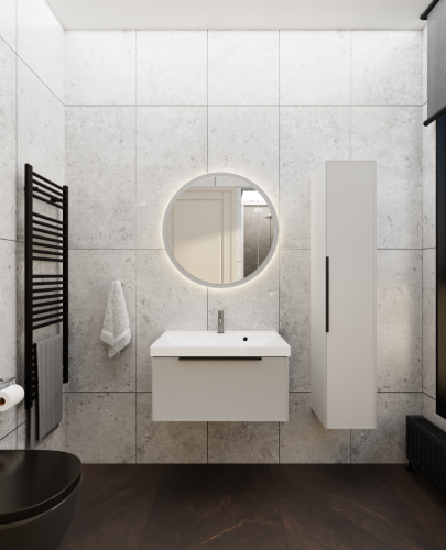 Зеркало с подсветкой La Fenice Terra Cappuccino FNC-02-TER-C-65 70х70 - фото 3