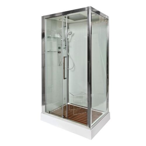 Душевая кабина AvaCan Z120 120х90 прямоугольная с крышей ориентация универсальная - фото 3