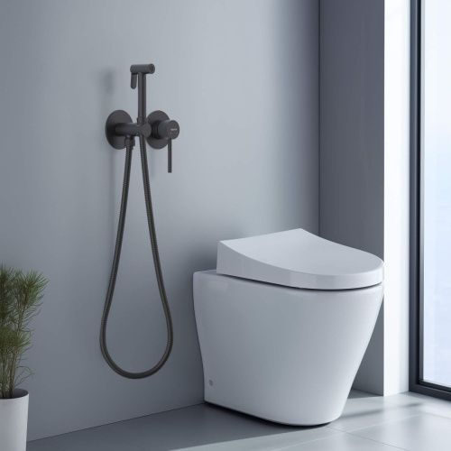 Гигиенический душ Aquatek ЕВРОПА AQ1319MB черный - фото 4