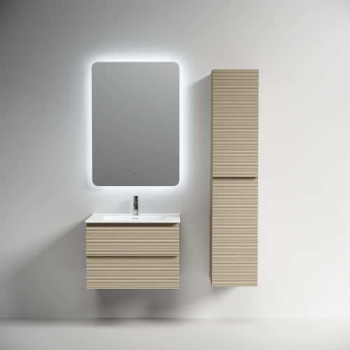 Тумба под раковину Sancos FOLK FL70CP 70х40 подвесная цвет бежевый - фото 4