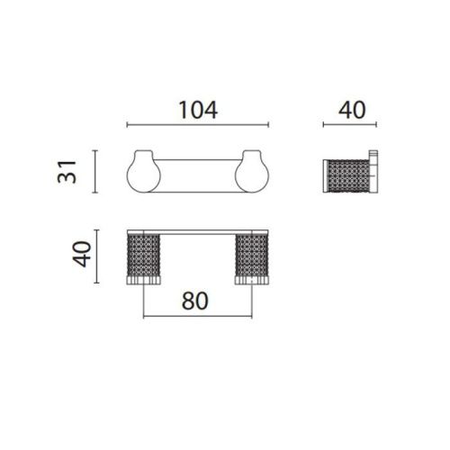 Крючок Oasis Defile 0DFL00100300010CR (0AGD002CR) - фото 2