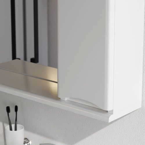 Зеркало-шкаф Am.Pm Like M80MPR0651WG 70х80 подвесной цвет белый - фото 5