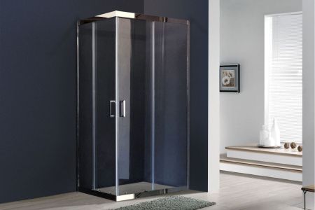 Душевой уголок Royal Bath HPD RB9100HPD-T-CH 100х90 стекло прозрачное профиль хром без поддона