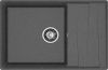 Кухонная мойка Granfest Level LV-760L графит 75х50 цвет серый поверхность матовая