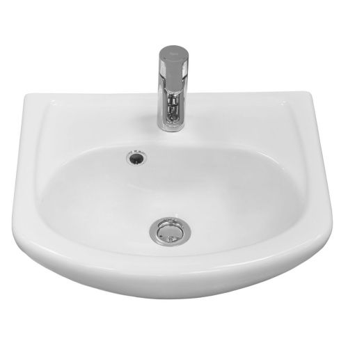 Раковина из сантехнического фарфора Santek Азов WH112449 50х40 накладная цвет белый - фото 2