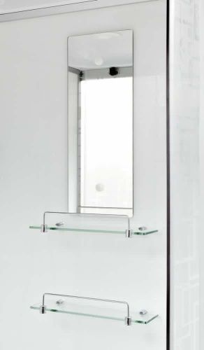 Душевая кабина AvaCan EM5011LED+GM 110х110 четверть круга с крышей ориентация универсальная - фото 4