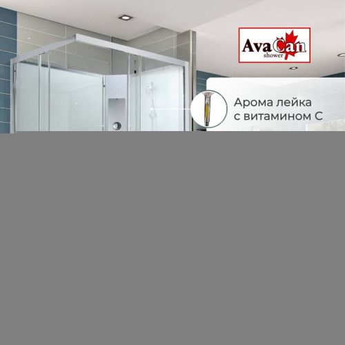 Душевая кабина AvaCan K K2011N 110х90 прямоугольная без крыши ориентация универсальная - фото 2