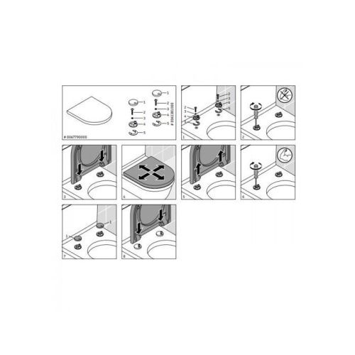 Крышка сиденье для унитаза Duravit DuraSystem 66300000 - фото 2