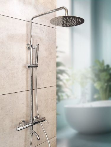 Душевая стойка AltroBagno Unione AltroBagnoUnione030208Cr настенная цвет хром - фото 3