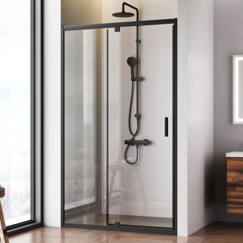 Душевая дверь Am.Pm Gem W90G-120-1P-BT 120х195 стекло прозрачное профиль черный