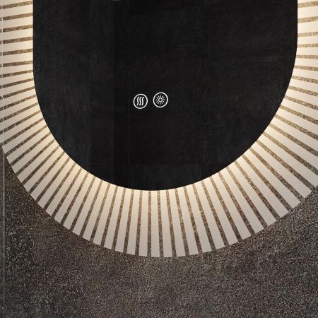 Зеркало с подсветкой и антизапотевателем Maretti Anna AN1450110V12EL 50х110 подвесное