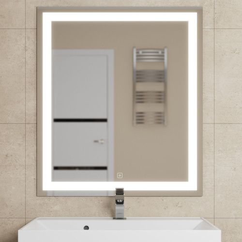 Зеркало с подсветкой и антизапотевателем Uperwood Tanos 291020221 70х80 подвесное - фото 4