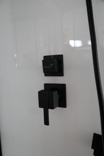 Душевая кабина Cerutti SPA VIVA101B 100х100 четверть круга с крышей ориентация универсальная - фото 5