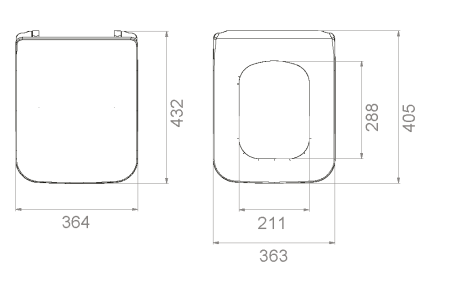 Крышка-сиденье для унитаза Boheme Mirage 968-W
