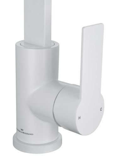 Смеситель для кухни Wonzon & Woghand WW-AE4550-MW на мойку белый - фото 4