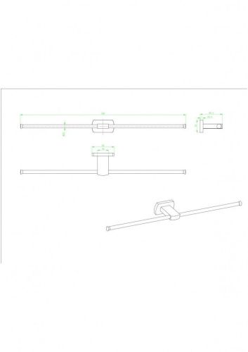 Полотенцедержатель CeramaLux Azzuro 95608 - фото 2