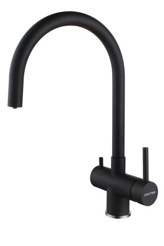 Смеситель для кухни Paulmark HELLER He213218-BLM на мойку черный