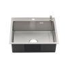 Кухонная мойка Melana ProfLine MLN-R6050H+дозатор 60х50 цвет серый поверхность матовая