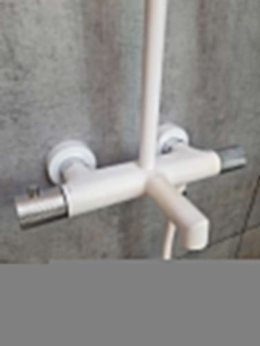 Душевая стойка AltroBagno Intento AltroBagnoIntento030424MW настенная цвет белый - фото 3