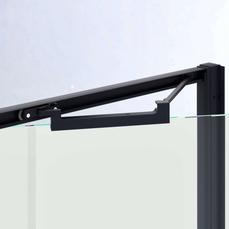 Душевая дверь RGW Stilvoll 70320509-14 90х195 стекло прозрачное профиль черный