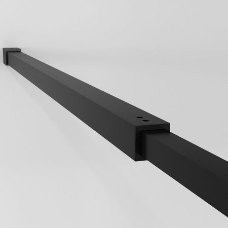 Душевая перегородка Niagara Nova NG-670-12ВLACK 120х195 стекло прозрачное профиль черный