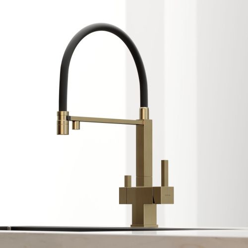 Смеситель для кухни Sancos Moro SC4006BG на мойку золото - фото 5
