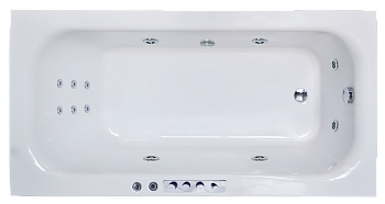 Ванна акриловая Royal Bath ACCORD RB627100CO 180х90 пристенная прямоугольная с каркасом