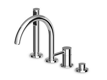 Смеситель ZUCCHETTI ZP6502 на борт ванны хром