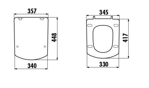 Крышка сиденье для унитаза Creavit Sorti KC2103.01.0000E - фото 2