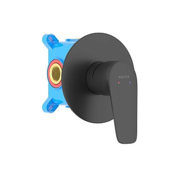 Смеситель для душа Aquatek БЕТТА AQ1166MB встраиваемый в стену черный