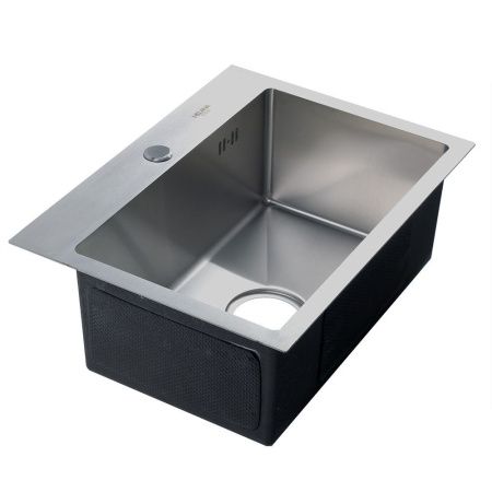 Кухонная мойка Melana ProfLine H5138F сатин 50х40 цвет серый поверхность матовая