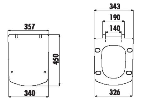 Крышка сиденье для унитаза Creavit Lara KC1603.03.0000E