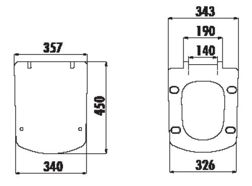 Крышка сиденье для унитаза Creavit Lara KC1603.01.1400E - фото 2