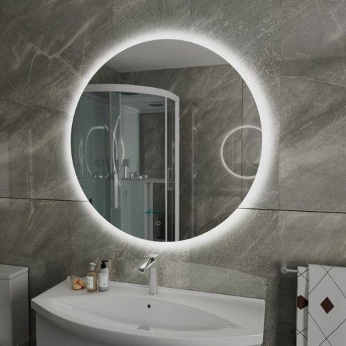 Зеркало с подсветкой Maretti GI1480R35EL 80х80 подвесное - фото 5