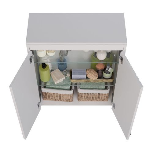 Шкаф LeMark Romance LM07R35SH 60х80 подвесной цвет белый - фото 3