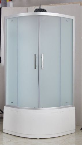 Душевая кабина Timo Imwei XS-90SF 90х90 четверть круга без крыши ориентация универсальная - фото 5