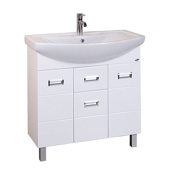 Тумба под раковину Onika Балтика 108023 80х30 напольная цвет белый